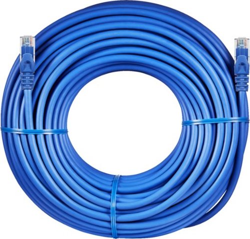 Best Buy essentials™ 100' Cat-6 Ethernet Cable - Blue GLOBAL SHIPPING