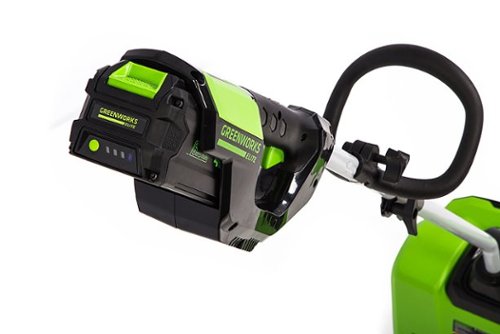 Greenworks - 12 in. 40-Volt Cordless Brushless Snow Shovel (6.0Ah Battery and Charger Included) - Black/Green-Alt_View_Standard_16 