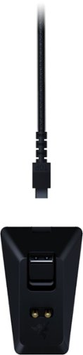 Mouse Dock Chroma: Wireless Charging Dock with Razer Chroma RGB - Black