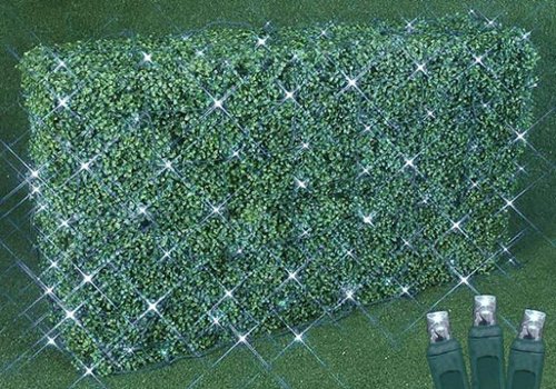 Novelty Lights - LED Net Lights 4x6 Green Wire - Pure White-Front_Standard 