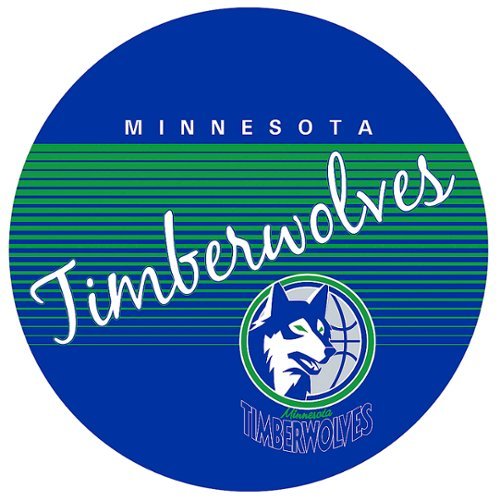 Minnesota Timberwolves NBA Hardwood Classics Chrome Double Ring Neon Clock-Alt_View_Standard_17 