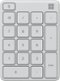 Microsoft - Full-size Wireless Number Pad - Glacier-Front_Standard