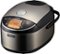 Zojirushi - 10 Cup Pressure Induction Heating Rice Cooker - Stainless Steel Black-Angle_Standard