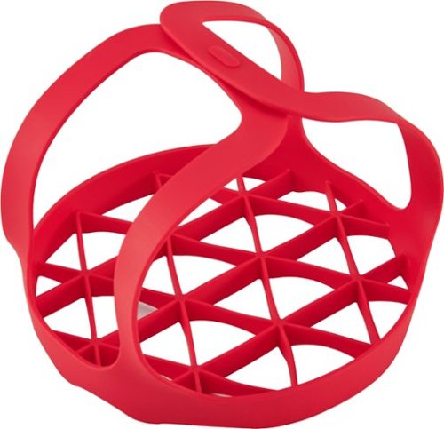 Instant Pot - Silicone Bakeware Sling - Red-Front_Standard 