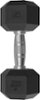Tru Grit - 5-lb Hex Elite Dumbbell Single - Black/Silver-Angle_Standard