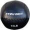 Tru Grit - 10-lb Medicine Wallball - Black-Front_Standard