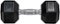 Tru Grit - 35-lb Hex Elite Dumbbell Single - Black/Silver-Front_Standard