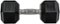 Tru Grit - 45-lb Hex Elite Dumbbell Single - Black/Silver-Front_Standard