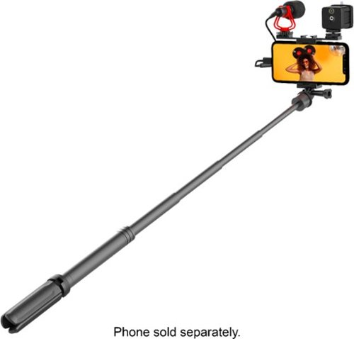 Sunpak - Kit Vlogging con Micrófono Cardioide y Luz de Video LED para Smartphones