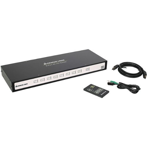 IOGEAR True 4K 8-Port Switcher with HDMI Connection (TAA Compliant) WORLDWIDE DELIVERY
