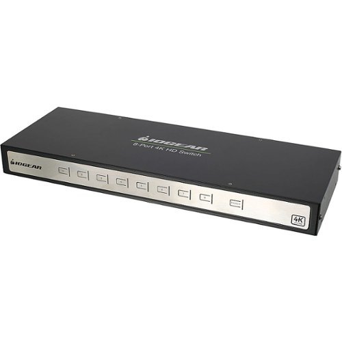 IOGEAR True 4K 8-Port Switcher with HDMI Connection (TAA Compliant) GLOBAL SHIPPING