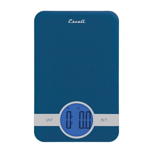 Escali - C115U Ciro Digital Kitchen Scale - Blue