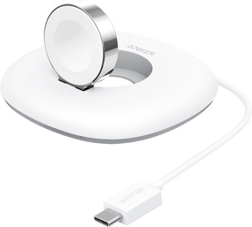 Anker - Foldable Charging Pad for Apple Watch (USB-C, 4ft) - White