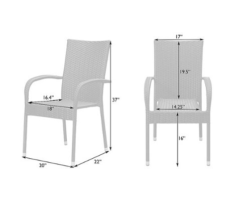 Patio Sense - Morgan Outdoor Wicker Chairs (Set of 4) - Black-Alt_View_Standard_21 