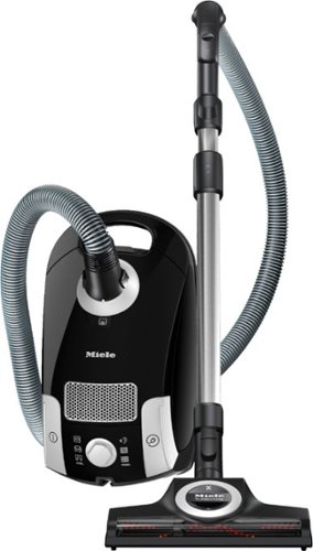 Miele - Compact C1 Turbo Team Canister Vacuum - Obsidian Back