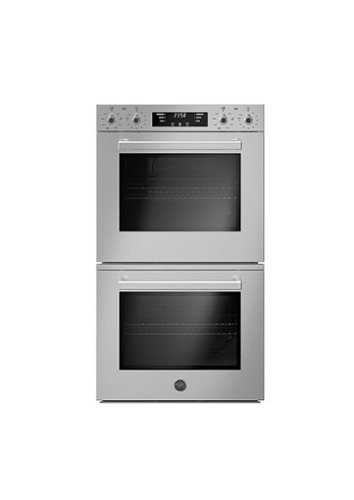 Bertazzoni - 30" Built-In Double Electric Convection Wall Oven Self-Clean - Stainless steel