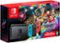 Nintendo Switch - Neon Blue/Neon Red Joy-Con + Mario Kart 8 Deluxe (Download) + 3month Nintendo Switch Online membership - Black/Neon Blue/Neon Red-Angle_Standard 