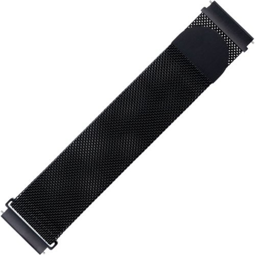 WITHit Universal Smartwatch Silicone and Mesh Sport Band 2-Pack for Samsung Galaxy Watch Active and Galaxy Watch Active2 20mm - Woven Black/Grey/Black WHERE TO BUY