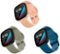 WITHit - Fitbit Versa 3 & Fitbit Sense Silicone One size fits all Watch band - Navy/Light Gray/Blush Pink-Angle_Standard