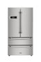 Thor Kitchen - 20.7-cu ft 4-Door Counter-Depth French Door Refrigerator with Ice Maker - Stainless Steel-Front_Standard 