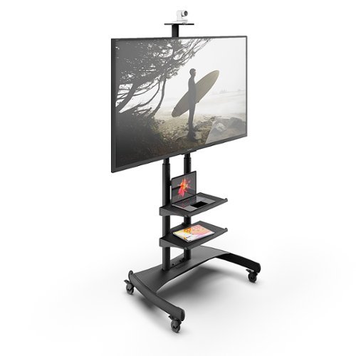 Kanto - Adjustable Mobile TV Mount - Black-Alt_View_Standard_17 