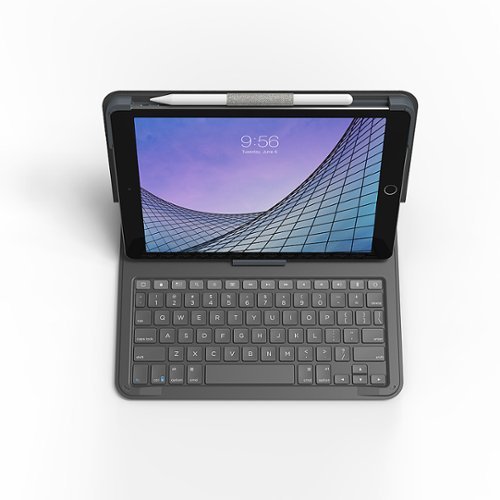 ZAGG Messenger Folio 2 Keyboard & Case for Apple iPad 10.2 (7th, 8th, 9th Gen) and iPad Air 10.5 (3rd Gen) - Charcoal WORLDWIDE DELIVERY