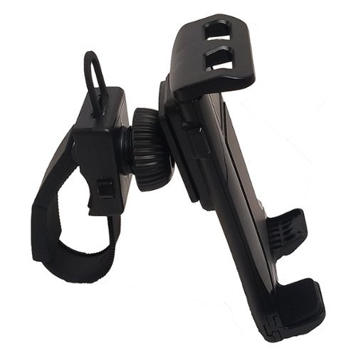 Image of AboveTEK - Gym Bike Handlebar Phone/Tablet Holder - Black