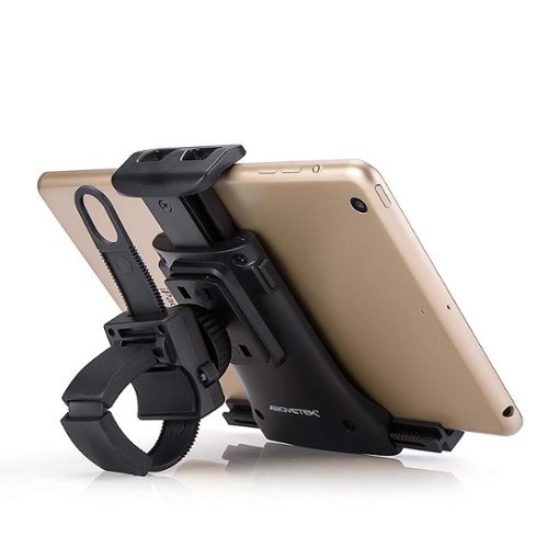 AboveTEK Gym Bike Handlebar Phone/Tablet Holder - Black WORLDWIDE DELIVERY