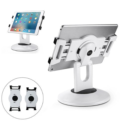 AboveTEK - 360 Rotating Tablet Stand - White