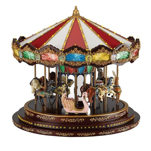 Mr Christmas - Marquee Deluxe Carousel-Front_Standard 