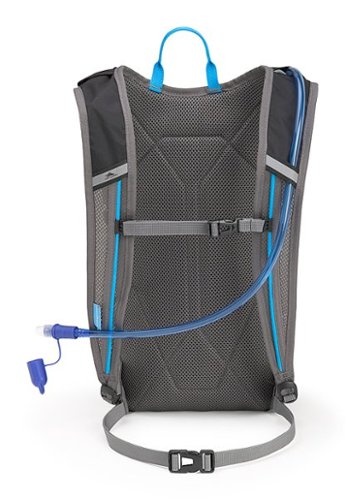 High Sierra HydraHike 8L Hydration PackBackpack - Black/Slate/Pool WORLDWIDE DELIVERY