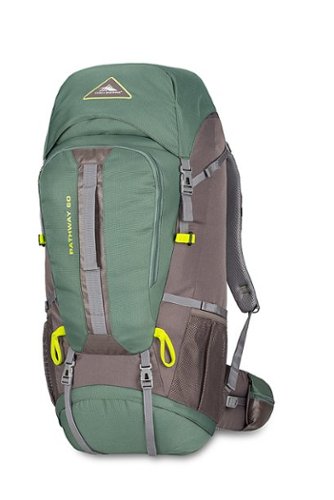 High Sierra - Pathway Series 60L Backpack - Pine/Slate/Chartreuse