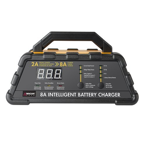 Wagan - 8 Amp Battery Charger - Yellow