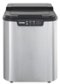 Danby - 2 lb Countertop Ice Maker - Stainless Steel-Front_Standard
