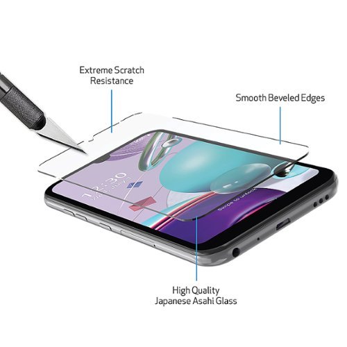 DuraGlass Screen Protector for LG Phoenix 5, LG Aristo 5, and LG Fortune 3 - Clear GLOBAL SHIPPING
