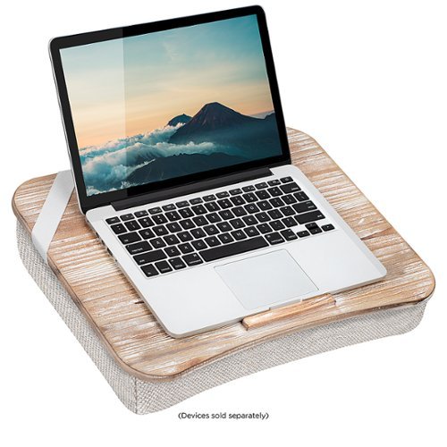 LapGear - Heritage Lap Desk for 17.3" Laptop - Weathered White