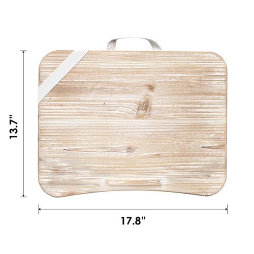 LapGear Heritage Lap Desk for 17.3 Laptop - Weathered White WHERE TO BUY
