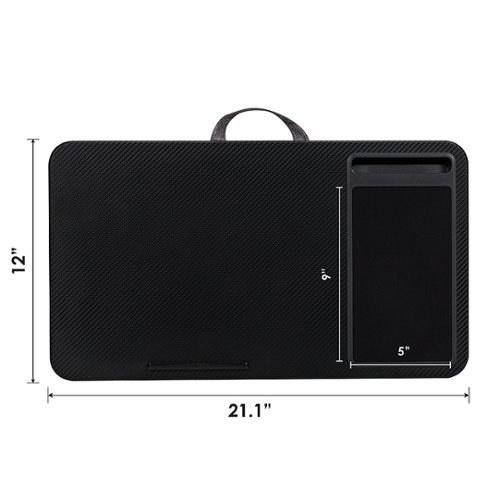 LapGear Home Office Lap Desk for 15.6 Laptop - Black Carbon SHOP ONLINE
