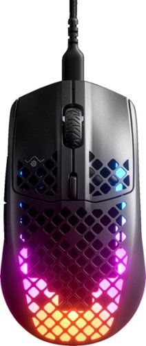SteelSeries - Aerox 3 Lightweight Wired Optical Gaming Mouse - Black