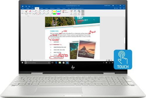 Geek Squad Certified Refurbished ENVY x360 2-in-1 15.6" Touch-Screen Laptop - Intel Core i7 - 12GB Memory - 256GB SSD - HP Finish In Natural Silver