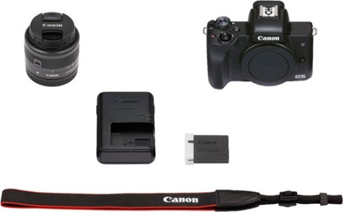 Canon EOS M50 Mark II Mirrorless Camera with EF-M 15-45mm f/3.5-6.3 IS STM Zoom Lens - Black SHOP ONLINE