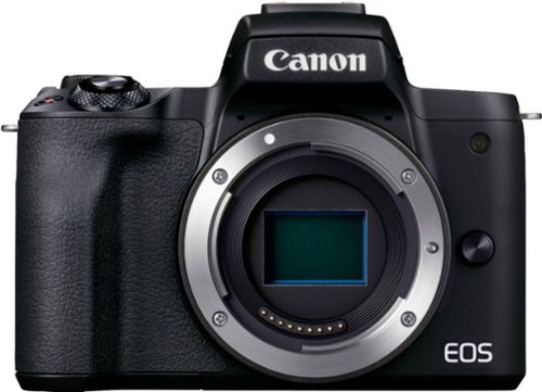 Canon EOS M50 Mark II Mirrorless Camera with EF-M 15-45mm f/3.5-6.3 IS STM Zoom Lens - Black GLOBAL SHIPPING