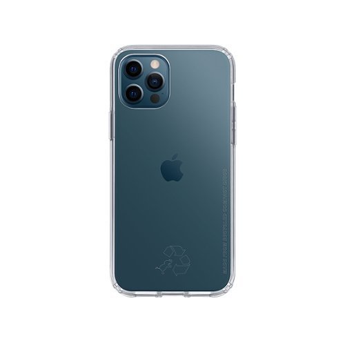 Nimble - Disc Soft Shell Case for Apple iPhone 12 Pro Max - Clear