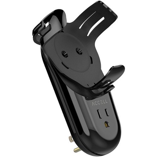 Accell Power Wall Charger with Holder for Amazon Echo Dot 3rd Gen and 2 USB-A Charging Ports - Black HOW TO BUY