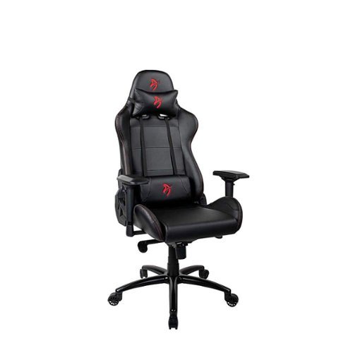 

Arozzi - Verona Signature Premium PU Leather Ergonomic Gaming Chair - Black - Red Accents