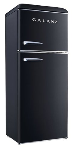 Galanz - Retro 10 Cu. Ft Top Freezer Refrigerator - Black-Alt_View_Standard_4 