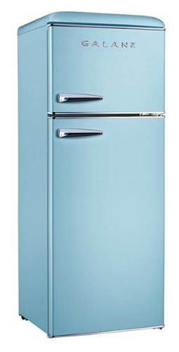Galanz - Retro 7.6 Cu. Ft Top Freezer Refrigerator - Blue-Alt_View_Standard_2 