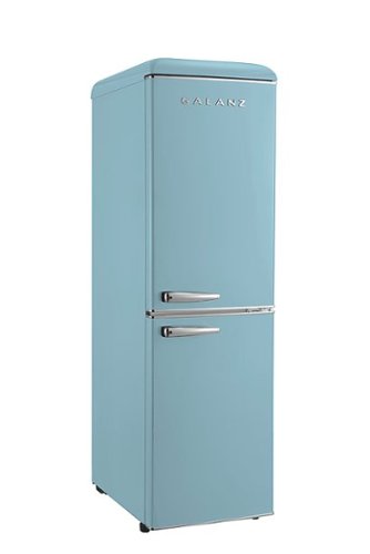 Galanz - Retro 7.4 Cu. Ft Bottom Mount Refrigerator - Blue-Alt_View_Standard_3 