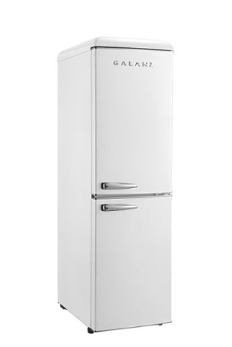 Galanz - Retro 7.4 Cu. Ft Bottom Mount Refrigerator - White-Alt_View_Standard_3 