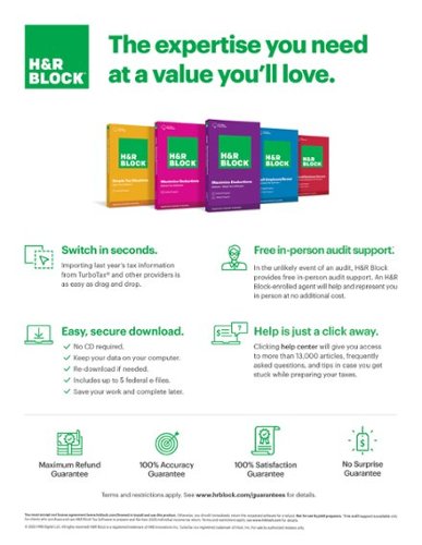 H&R Block - Tax Software Basic 2020 - Windows, Mac OS-Alt_View_Standard_14 